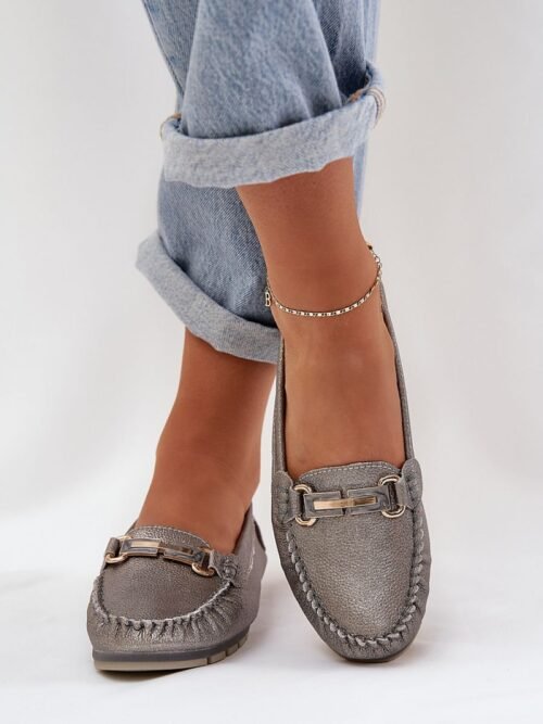 Mokasinai Step in style  (pilka) - Bateliai, Mokasinai