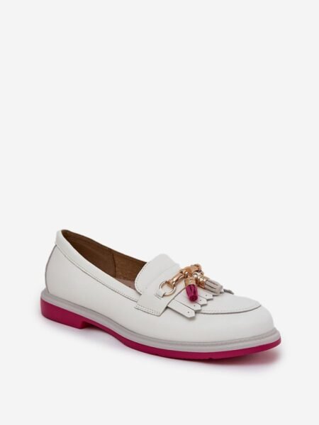 Mokasinai Step in style  (balta) - Bateliai, Mokasinai