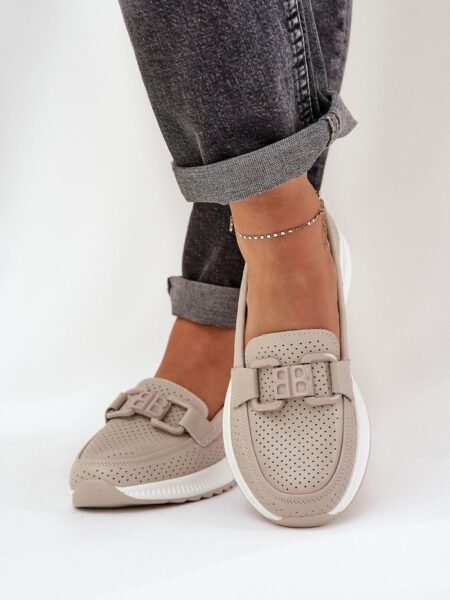 Mokasinai Step in style  (smėlio spalvos) - Bateliai, Mokasinai