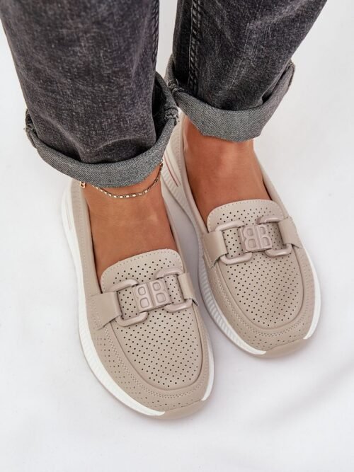 Mokasinai Step in style  (smėlio spalvos) - Bateliai, Mokasinai