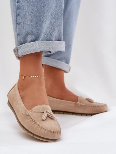 Mokasinai Step in style  (smėlio spalvos) - Bateliai, Mokasinai