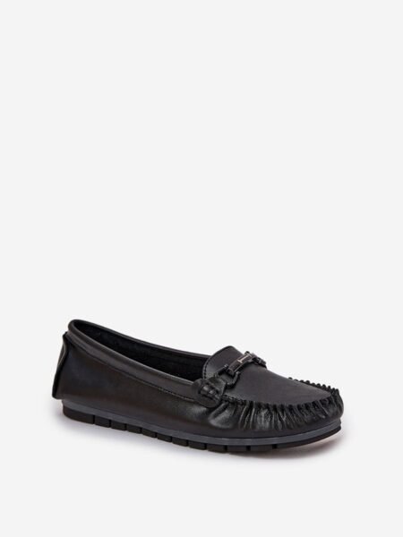 Mokasinai Step in style  (juoda) - Bateliai, Mokasinai