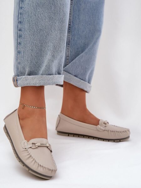 Mokasinai Step in style  (smėlio spalvos) - Bateliai, Mokasinai