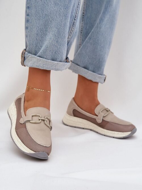 Mokasinai Step in style  (pilka) - Bateliai, Mokasinai