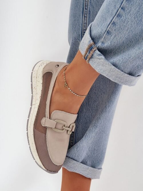 Mokasinai Step in style  (pilka) - Bateliai, Mokasinai