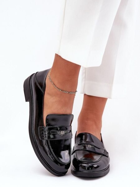 Mokasinai Step in style  (juoda) - Bateliai, Mokasinai