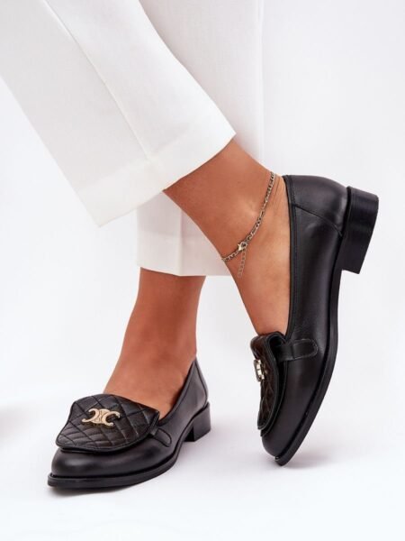 Mokasinai Step in style  (juoda) - Bateliai, Mokasinai
