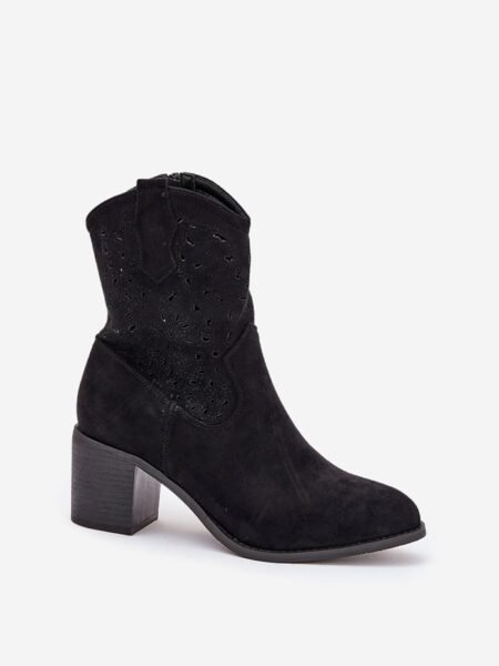 Batai su kulnu Step in style  (juoda) - Aulinukai, Ilgaauliai, aulinukai