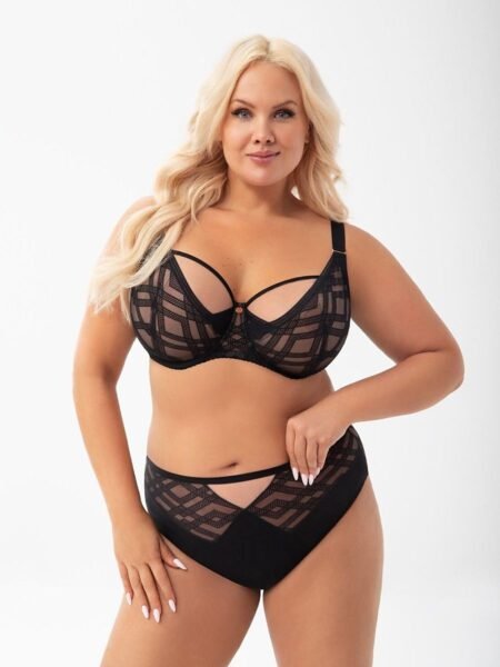 Minkšta liemenėlė Gorsenia Lingerie  (juoda) - Liemenėlės, Minkštos, pusiau minkštos