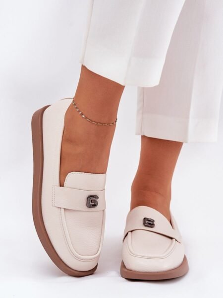 Mokasinai Step in style  (smėlio spalvos) - Bateliai, Mokasinai