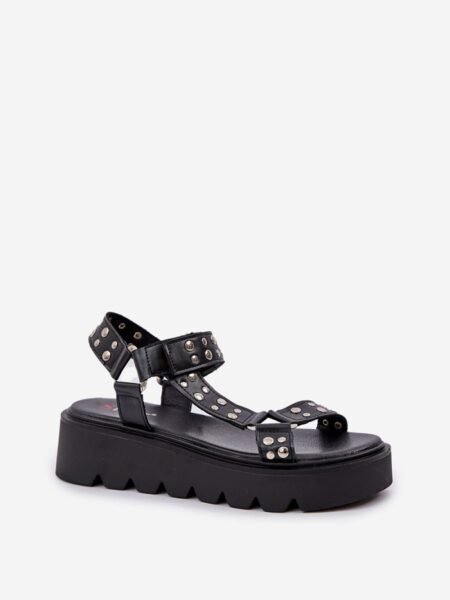 Sandalai Step in style  (juoda) - Šlepetės, basutės, Su platforma
