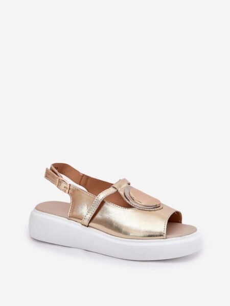 Sandalai Step in style  (geltona) - Šlepetės, basutės, Su platforma