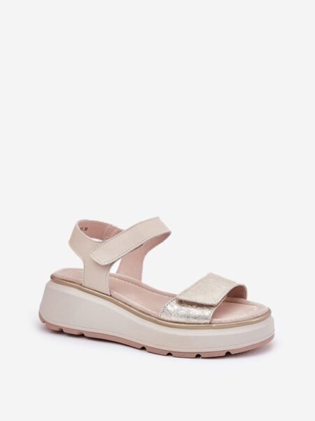 Sandalai Step in style  (geltona) - Šlepetės, basutės, Su platforma