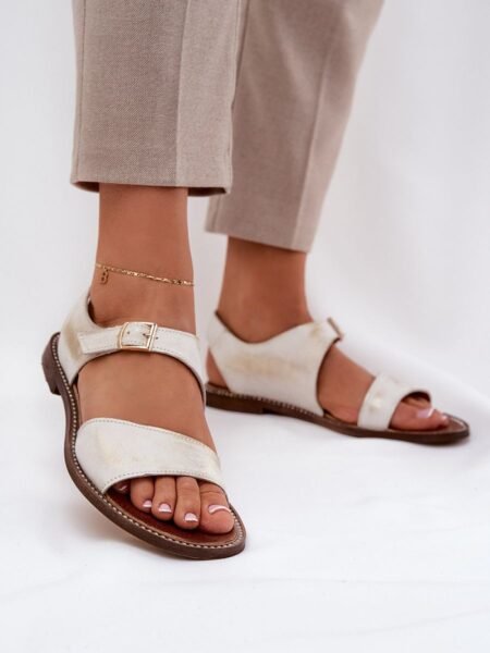 Sandalai Step in style  (geltona) - Plokščiapadžiai, Šlepetės, basutės