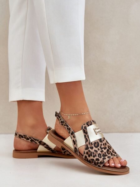 Sandalai Step in style  (rudos spalvos) - Plokščiapadžiai, Šlepetės, basutės
