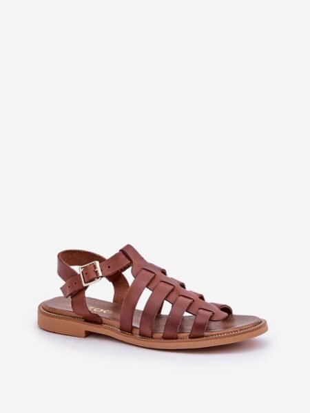 Sandalai Step in style  (rudos spalvos) - Plokščiapadžiai, Šlepetės, basutės