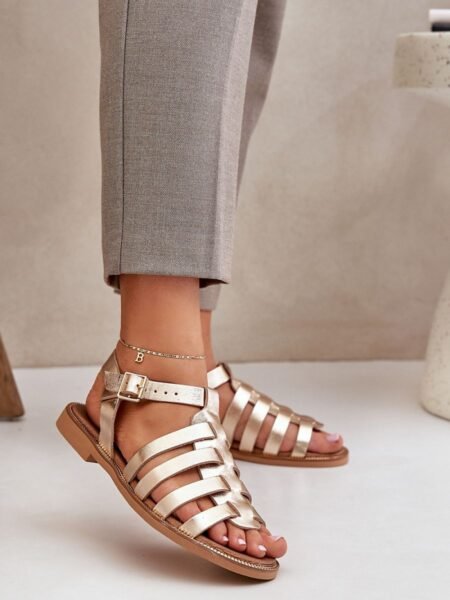 Sandalai Step in style  (geltona) - Plokščiapadžiai, Šlepetės, basutės