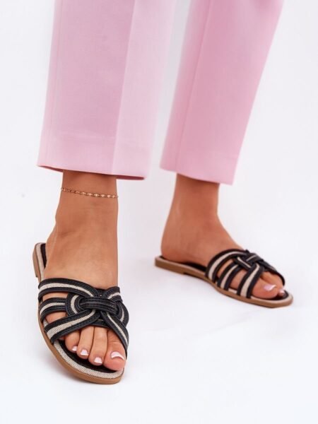 Šlepetės Step in style  (juoda) - Plokščiapadžiai, Šlepetės, basutės
