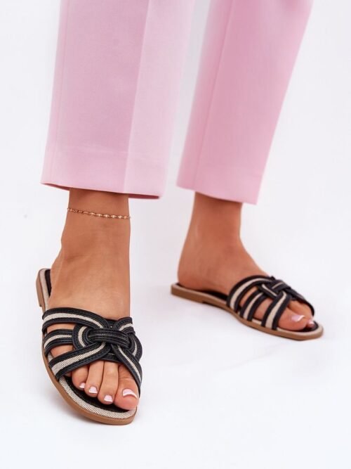 Šlepetės Step in style  (juoda) - Plokščiapadžiai, Šlepetės, basutės