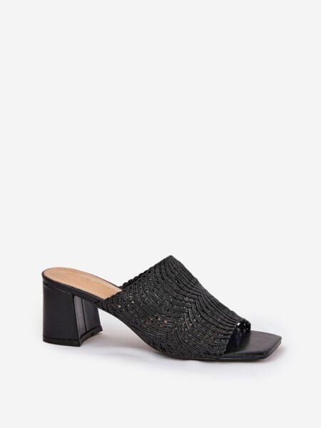 Šlepetės Step in style  (juoda) - Šlepetės, basutės, Su kulnu