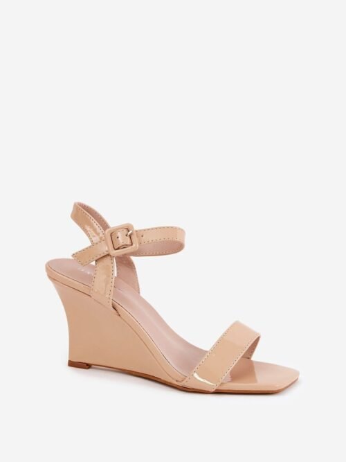 Basutės su platforma Step in style  (smėlio spalvos) - Šlepetės, basutės, Su platforma