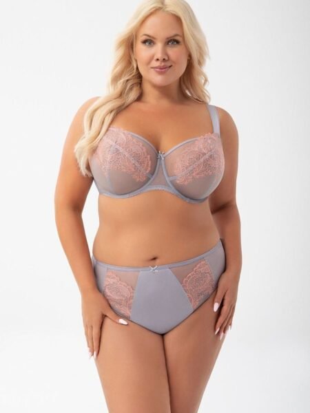 Minkšta liemenėlė Gorsenia Lingerie  (pilka) - Liemenėlės, Minkštos, pusiau minkštos