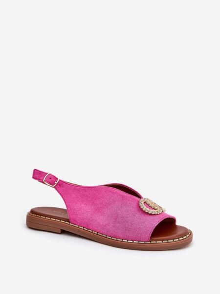 Sandalai Step in style  (rožinė) - Plokščiapadžiai, Šlepetės, basutės