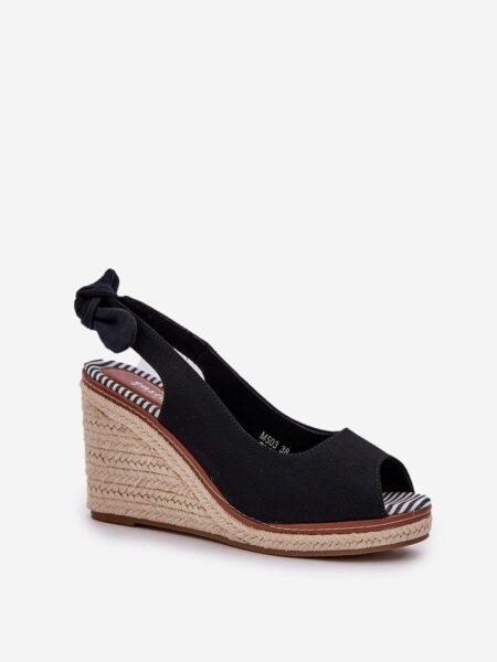 Basutės su platforma Step in style  (juoda) - Šlepetės, basutės, Su platforma