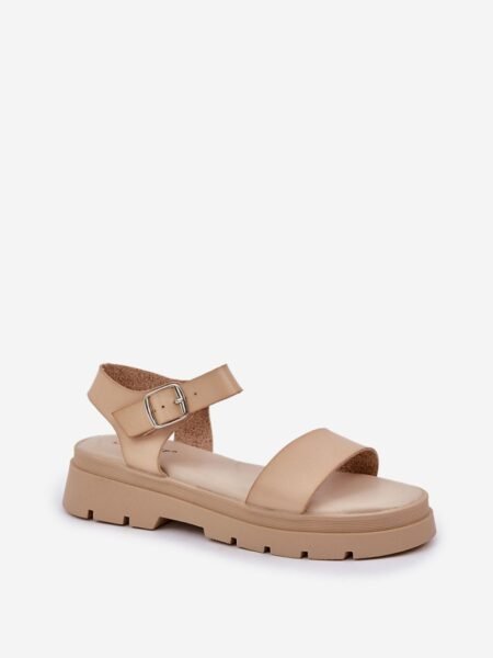 Sandalai Step in style  (smėlio spalvos) - Plokščiapadžiai, Šlepetės, basutės