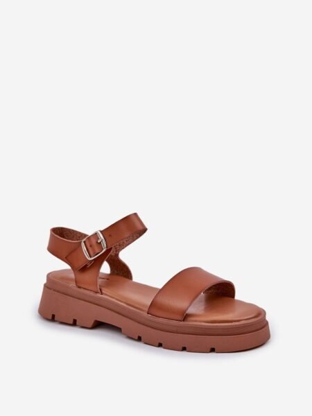 Sandalai Step in style  (rudos spalvos) - Plokščiapadžiai, Šlepetės, basutės