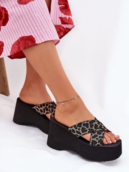Šlepetės Step in style  (juoda) - Šlepetės, basutės, Su platforma