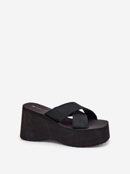 Šlepetės Step in style  (juoda) - Šlepetės, basutės, Su platforma
