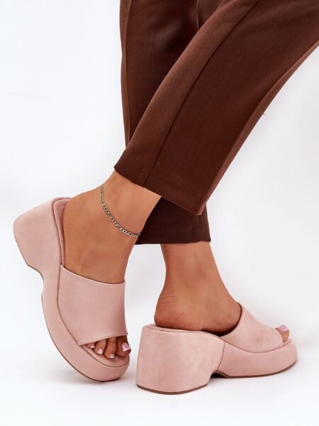 Šlepetės Step in style  (rožinė) - Šlepetės, basutės, Su platforma