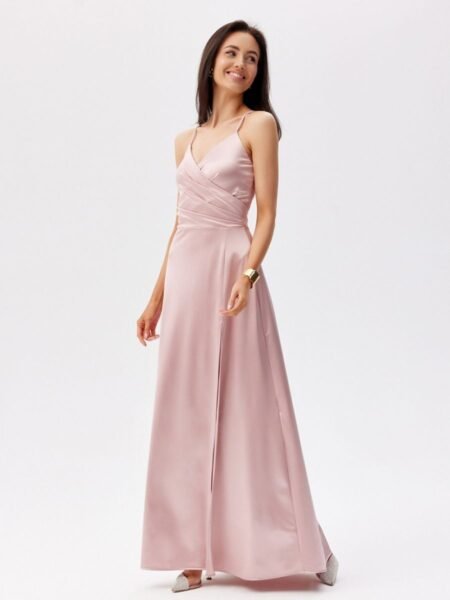 Ilga suknelė Roco Fashion  (rožinė) - Suknelės, Vakarinės