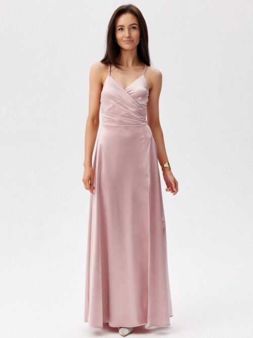 Ilga suknelė Roco Fashion  (rožinė) - Suknelės, Vakarinės