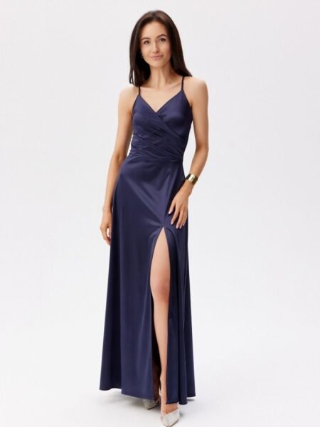 Ilga suknelė Roco Fashion  (tamsiai mėlyna) - Suknelės, Vakarinės