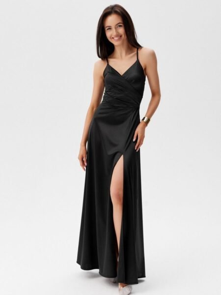 Ilga suknelė Roco Fashion  (juoda) - Suknelės, Vakarinės