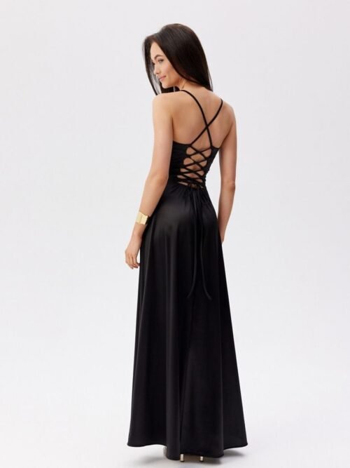 Ilga suknelė Roco Fashion  (juoda) - Suknelės, Vakarinės