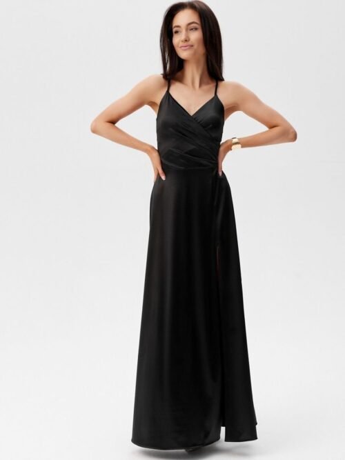 Ilga suknelė Roco Fashion  (juoda) - Suknelės, Vakarinės