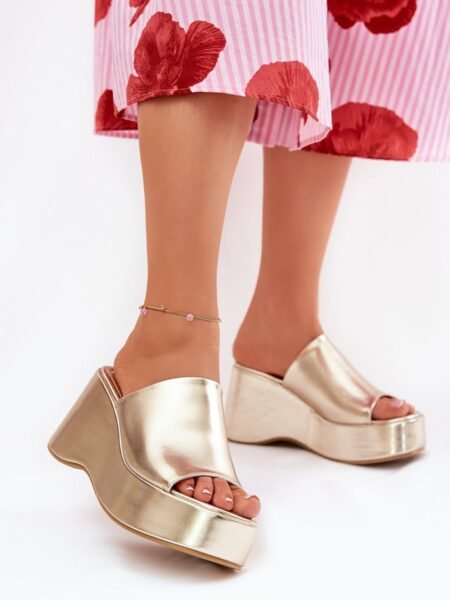 Šlepetės Step in style  (geltona) - Šlepetės, basutės, Su platforma