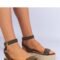 Sandalai PRIMO  (žalias) - Bateliai, Espadrilės, Šlepetės, basutės, Su platforma