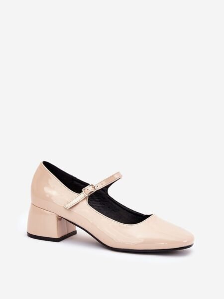 Batai su kulniuku Step in style  (smėlio spalvos) - Bateliai, Su kulnu
