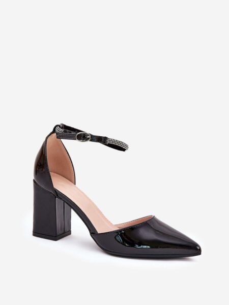 Batai su kulniuku Step in style  (juoda) - Bateliai, Su kulnu