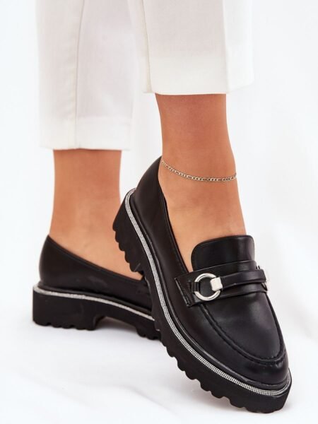 Bateliai su kulniuku Step in style  (juoda) - Bateliai, Su kulnu