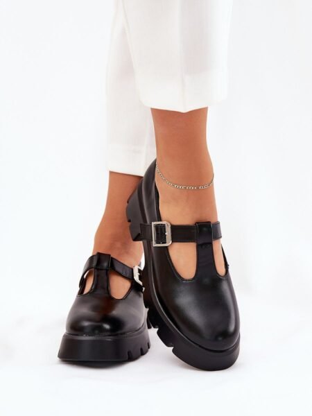 Bateliai Step in style  (juoda) - Bateliai, Su kulnu